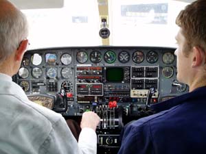 Ground Testing Cessna 421 - COPYRIGHT D.Nutt